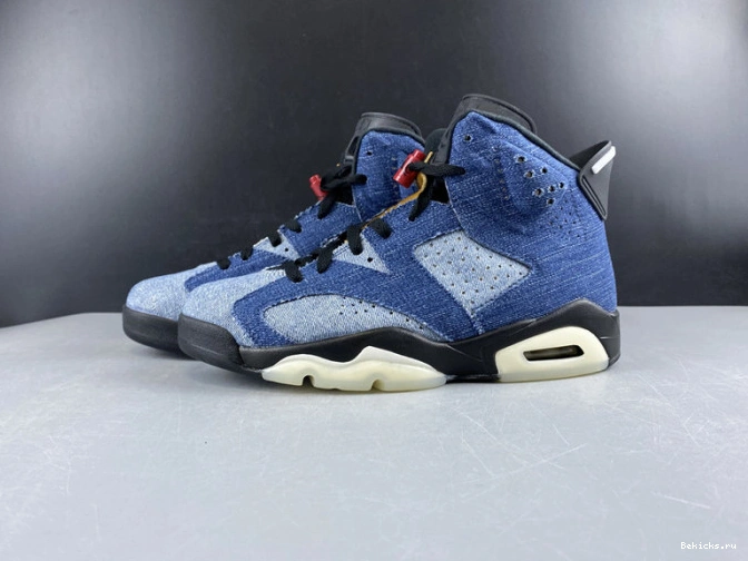 Cheap BK denim” air ct5350-401 6 “washed jordan 1105